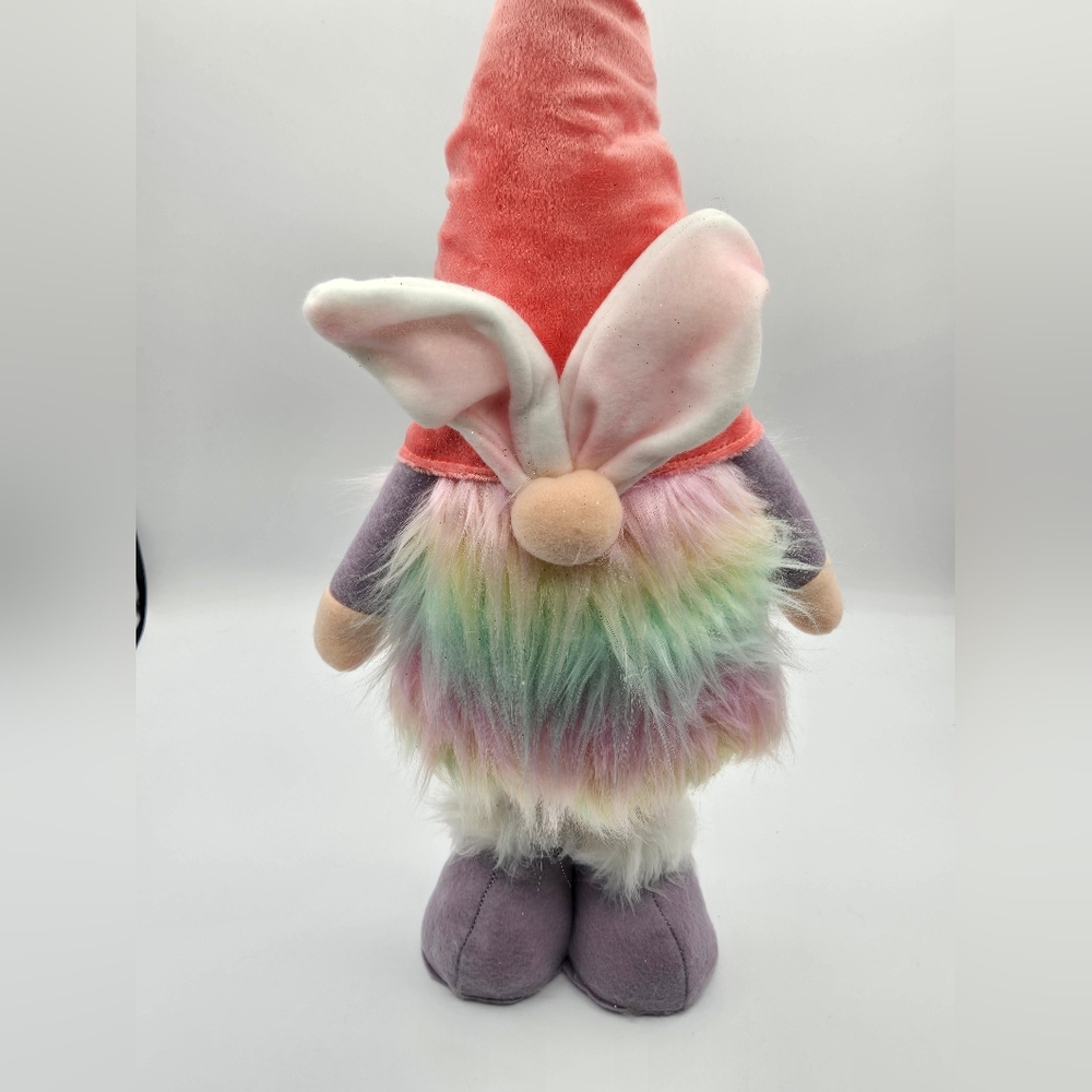 GNOME NWT Adjustable Height Gnome Bunny Legs Adjust From 9 - 20"